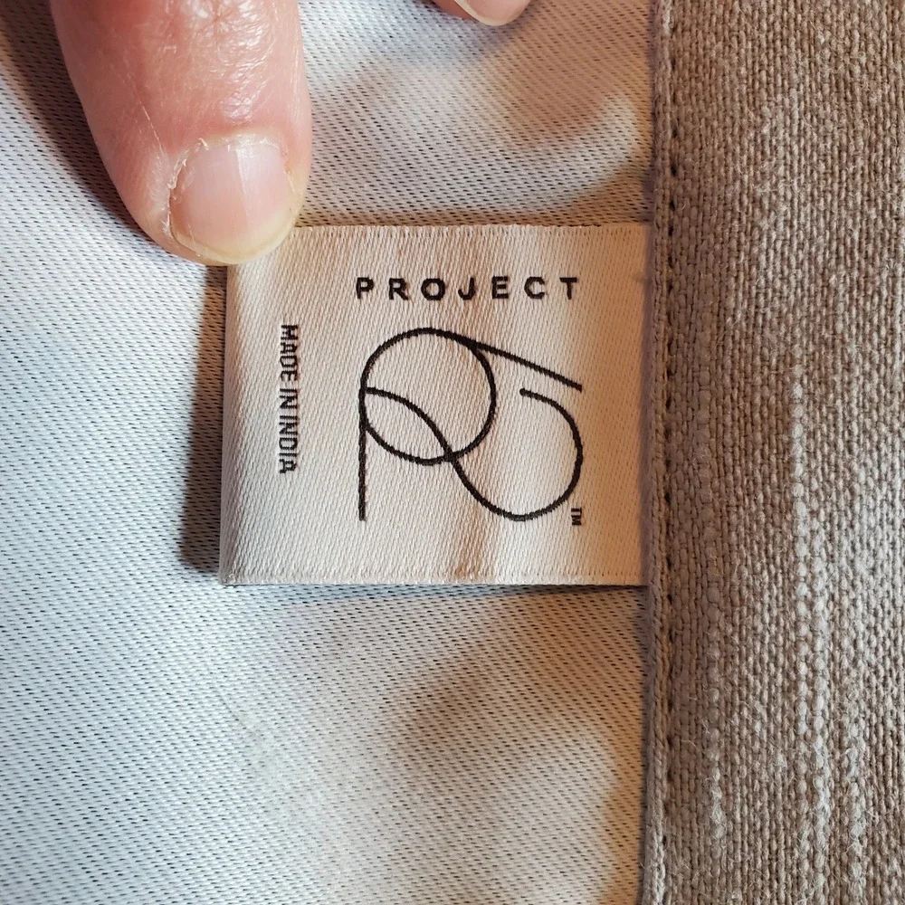 Project 62 Gray cotton Blend curtain panel Modern Minimalist 84x54 F293301